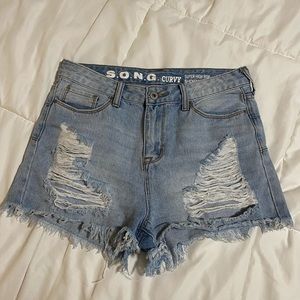 S.O.N.G Jean Shorts.